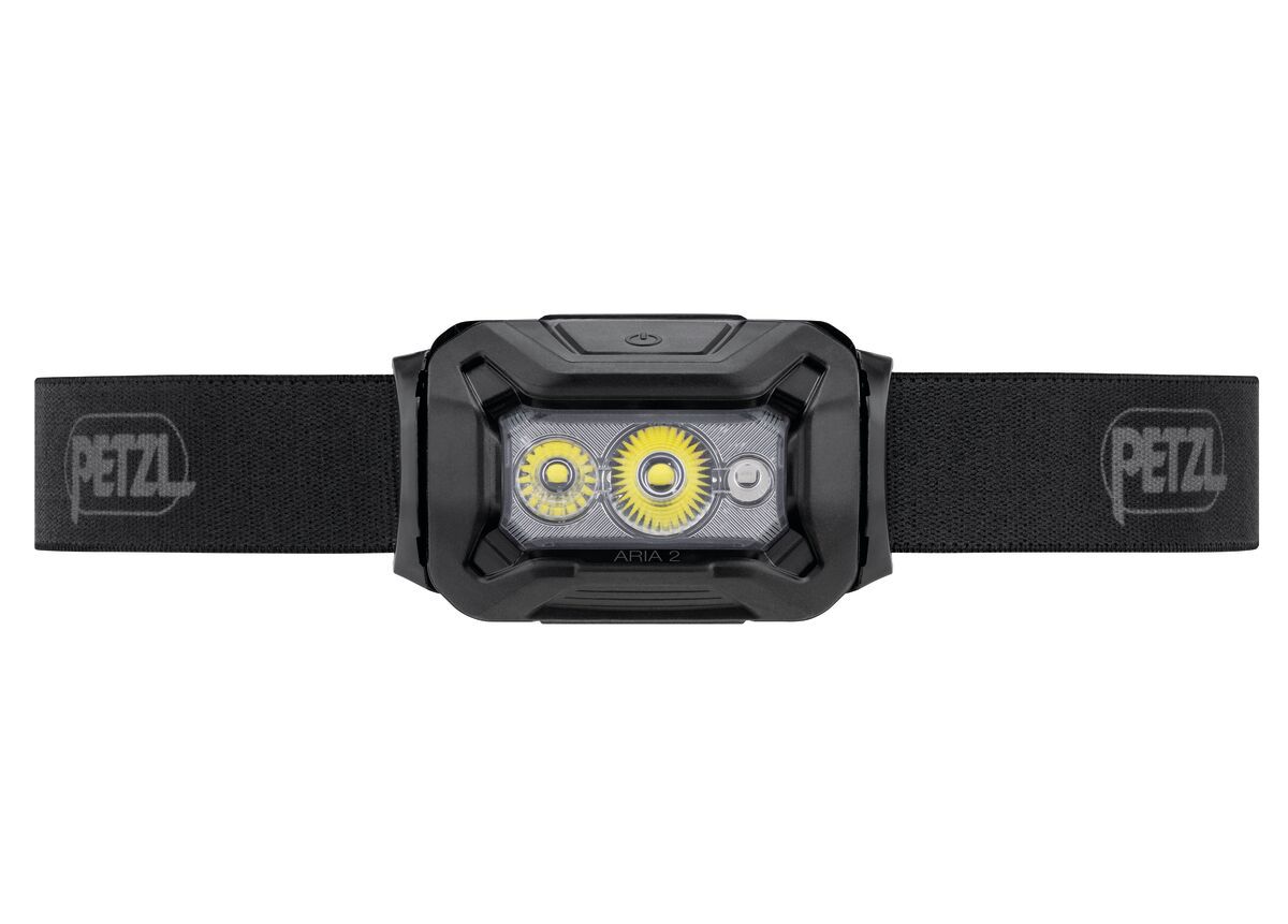 PETZL Hybridstirnlampe ARIA 2 RGB, 450 Lumen, schwarz