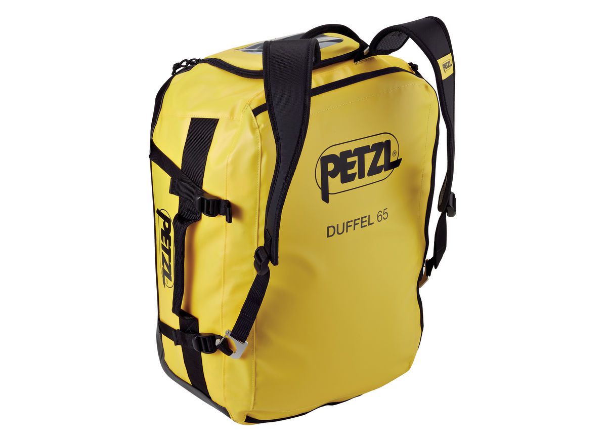 PETZL Transporttasche DUFFEL, 65 Liter, gelb