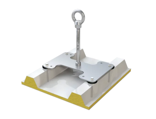 Anschlagpunkt ABS-Lock X-SW, Kippdübel auf Blech
