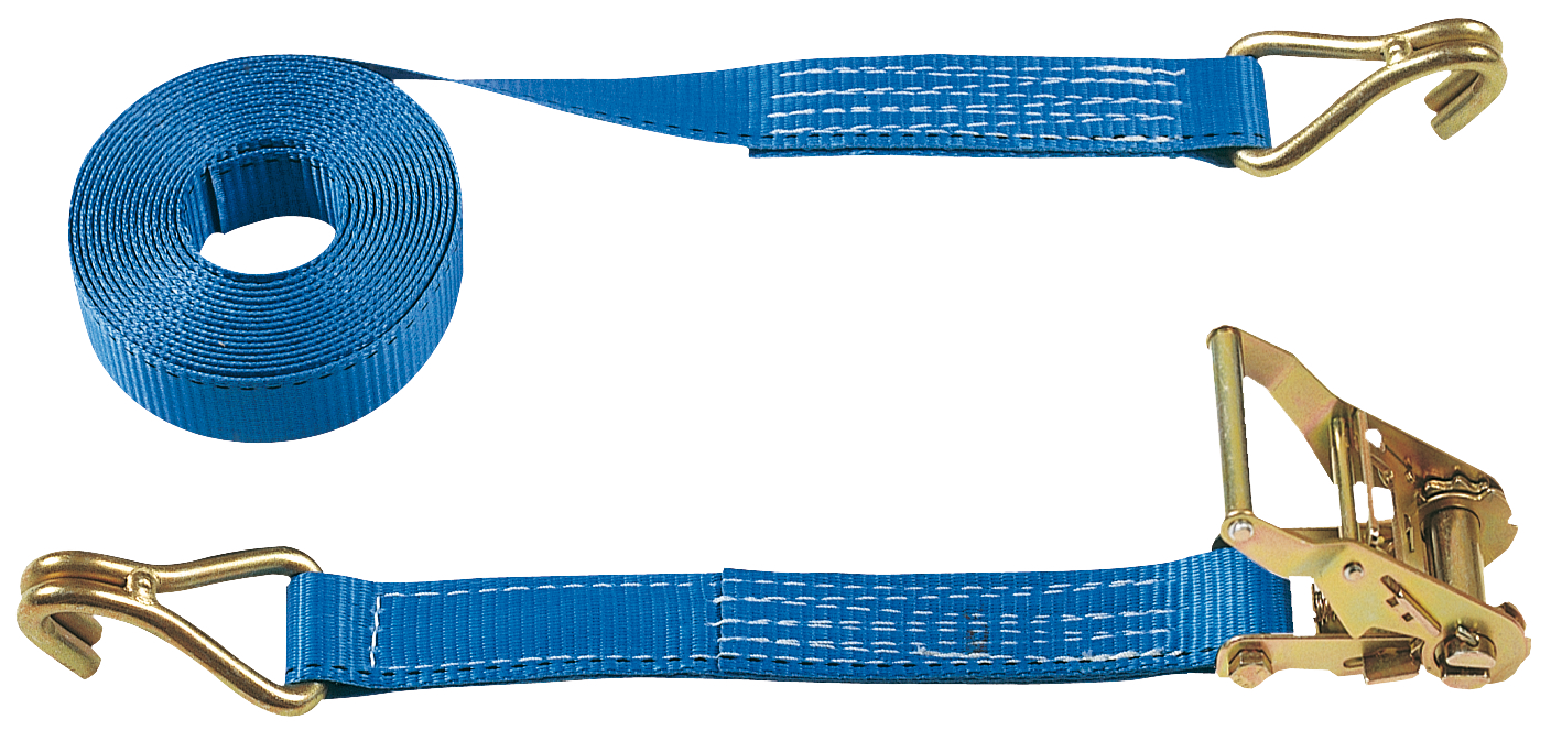 Zurrgurt ZS 222-35 mit Standard Ratsche, 6.0 m, mit Spitzhaken