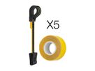 PETZL Verbindungsriemen TOOLINK S und TOOLTAPE, Pack à 5 Stk