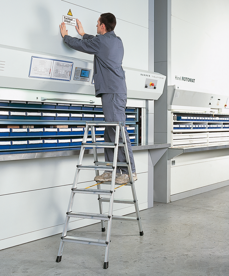 ZARGES Bockleiter XLstep B mit Stufen