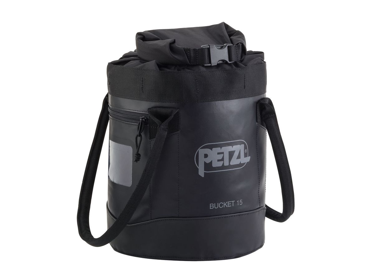 PETZL Transportsack BUCKET, 15 L, schwarz
Standfester Transportsack aus Segeltuch
Material: Polyester, Polyurethan