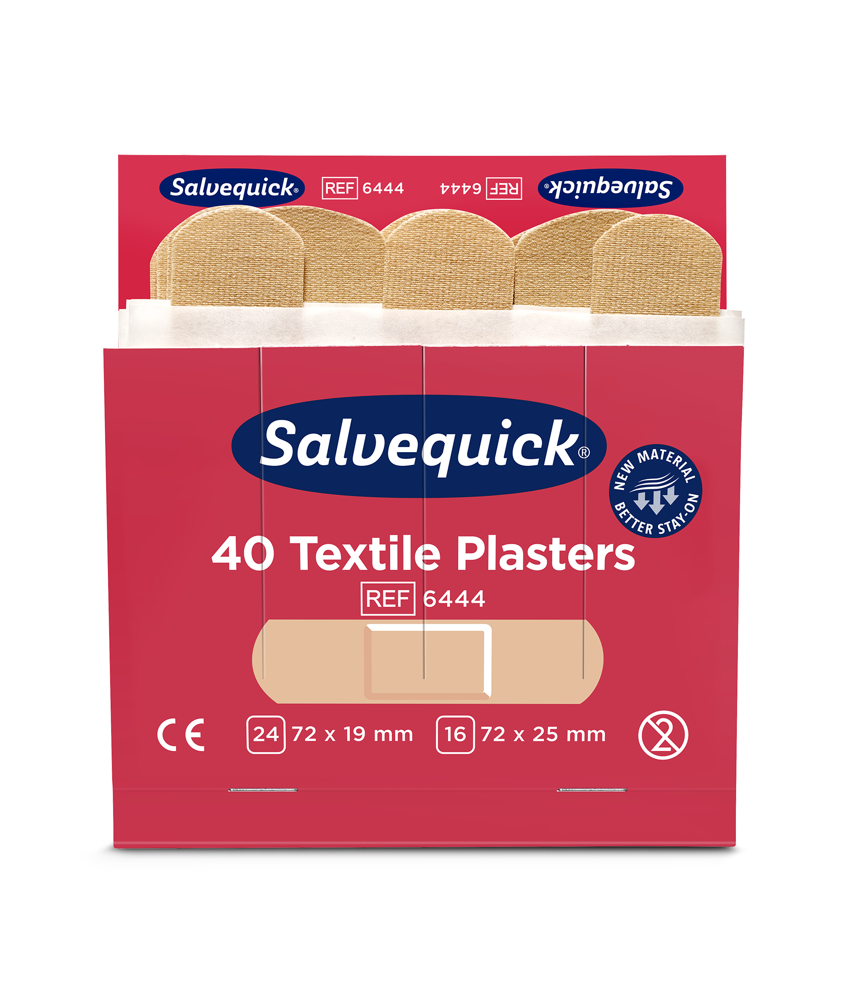 Cederroth Salvequick Textilpflaster, 6 Pack
