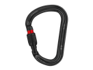 PETZL Karabiner WILLIAM, Screw-Lock, schwarz