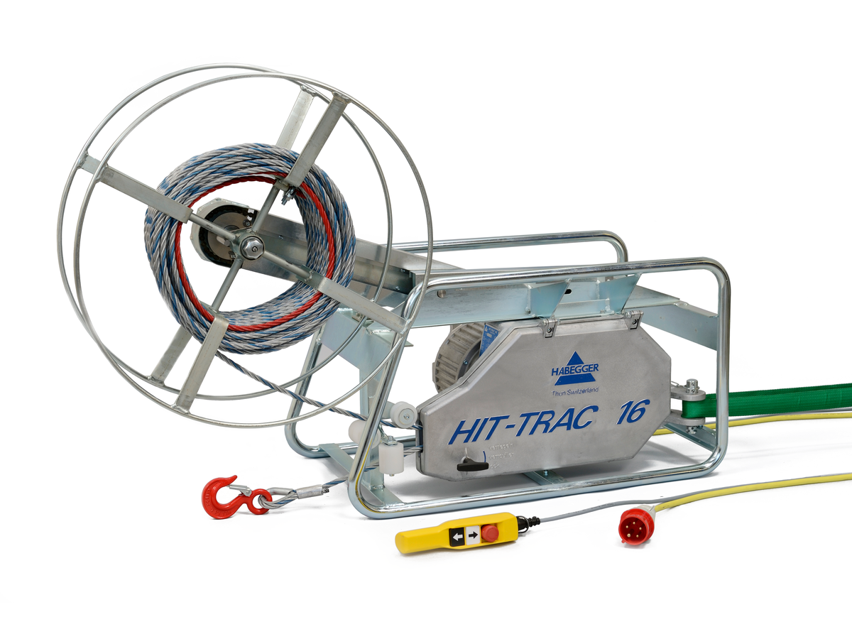 Habegger Elektroseilzuggerät HIT-TRAC 1'600 kg 11.2 mm