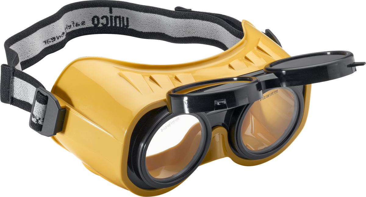 UNICO Schweisserbrille Welders Flippo Typ II, klar/grün