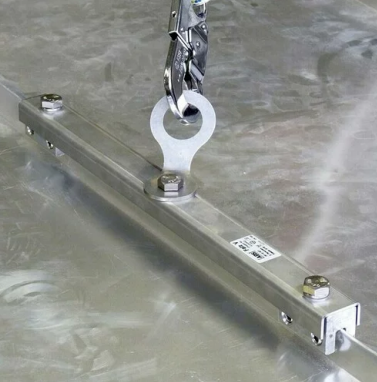 Anschlagpunkt ABS-Lock Falz V, Aluminiumklemmen auf Stehfalz
