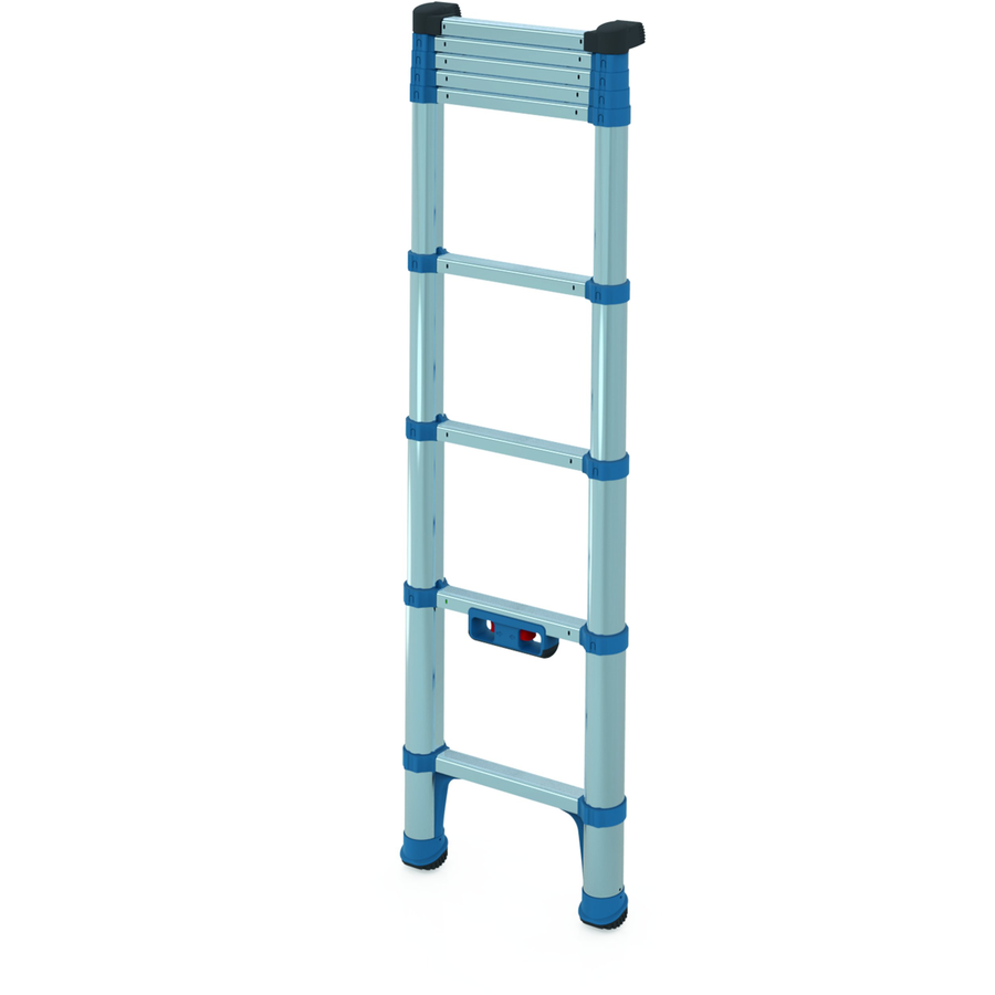 ZARGES Teleskop-Anlegeleiter Compactstep L 266, 2.66 m