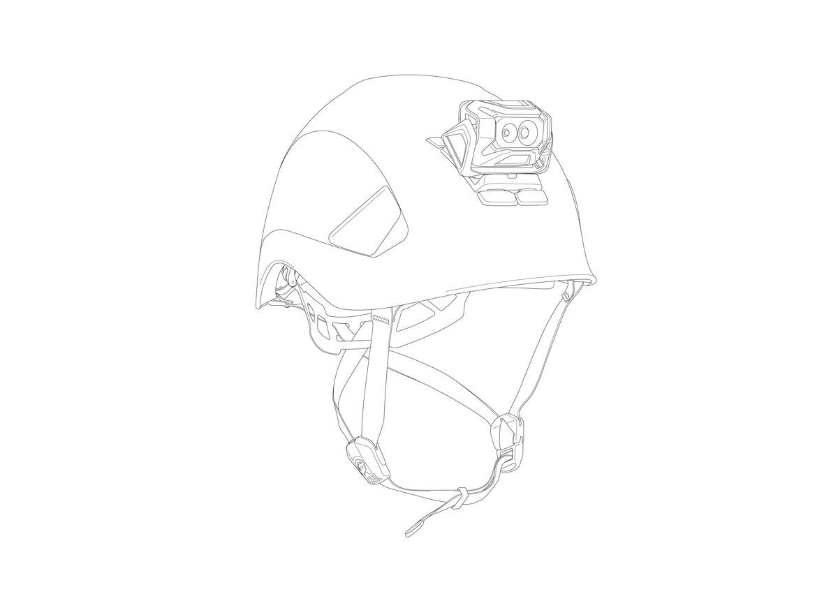 PETZL Befestigungssystem HELMET ADAPT