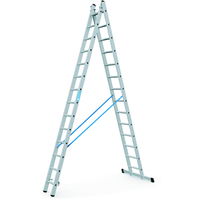 ZARGES Mehrzweckleiter, 2-teilig Combimaster DX 386, 3.86 m
