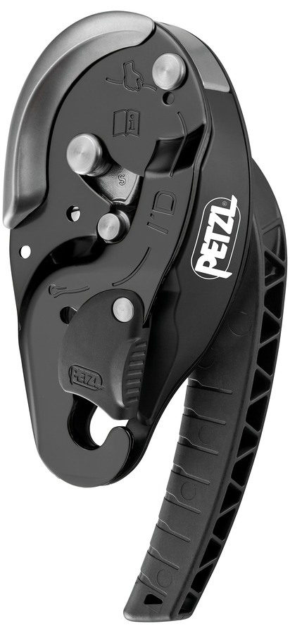 PETZL Selbstbremsendes Abseilgerät I'D® S, schwarz