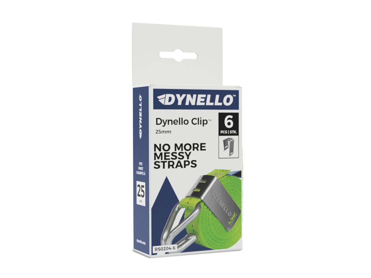 Dynello Clip, 25 mm, Packung à 6 Stk