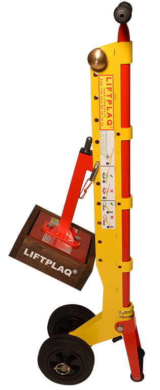 Schachtdeckelheber LIFTPLAQ®, Rad 160 mm