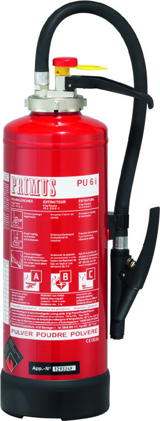 Primus Plus PU12i Pulver Handfeuerlöscher, 12 kg