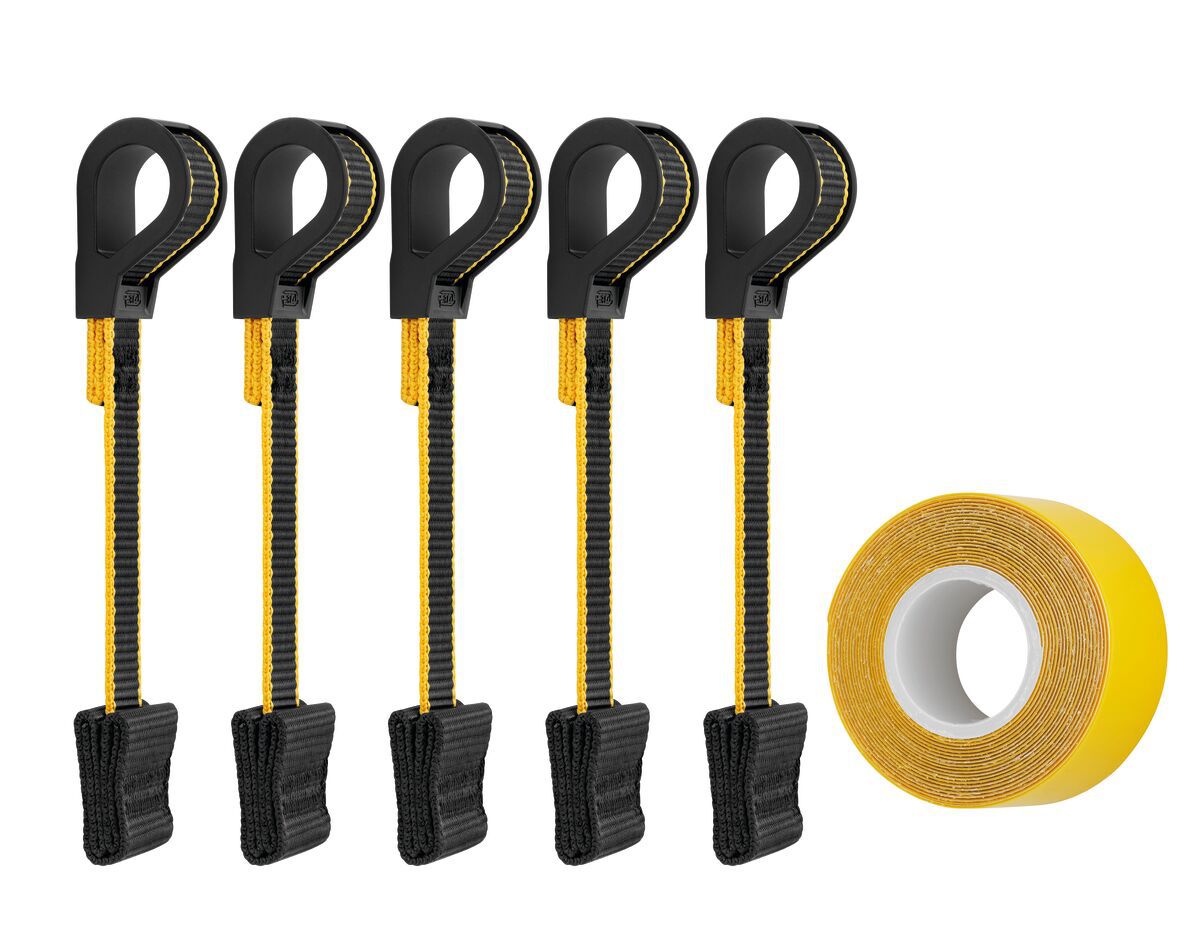 PETZL Verbindungsriemen TOOLINK S und TOOLTAPE, Pack à 5 Stk