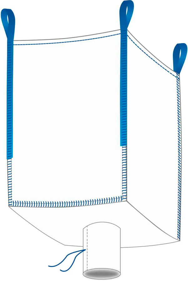 Big Bag OA - oben offen / Auslauf, 90x90x90 cm, 1'500 kg