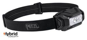 PETZL Hybridstirnlampe ARIA 1R RGB, 475 Lumen, schwarz