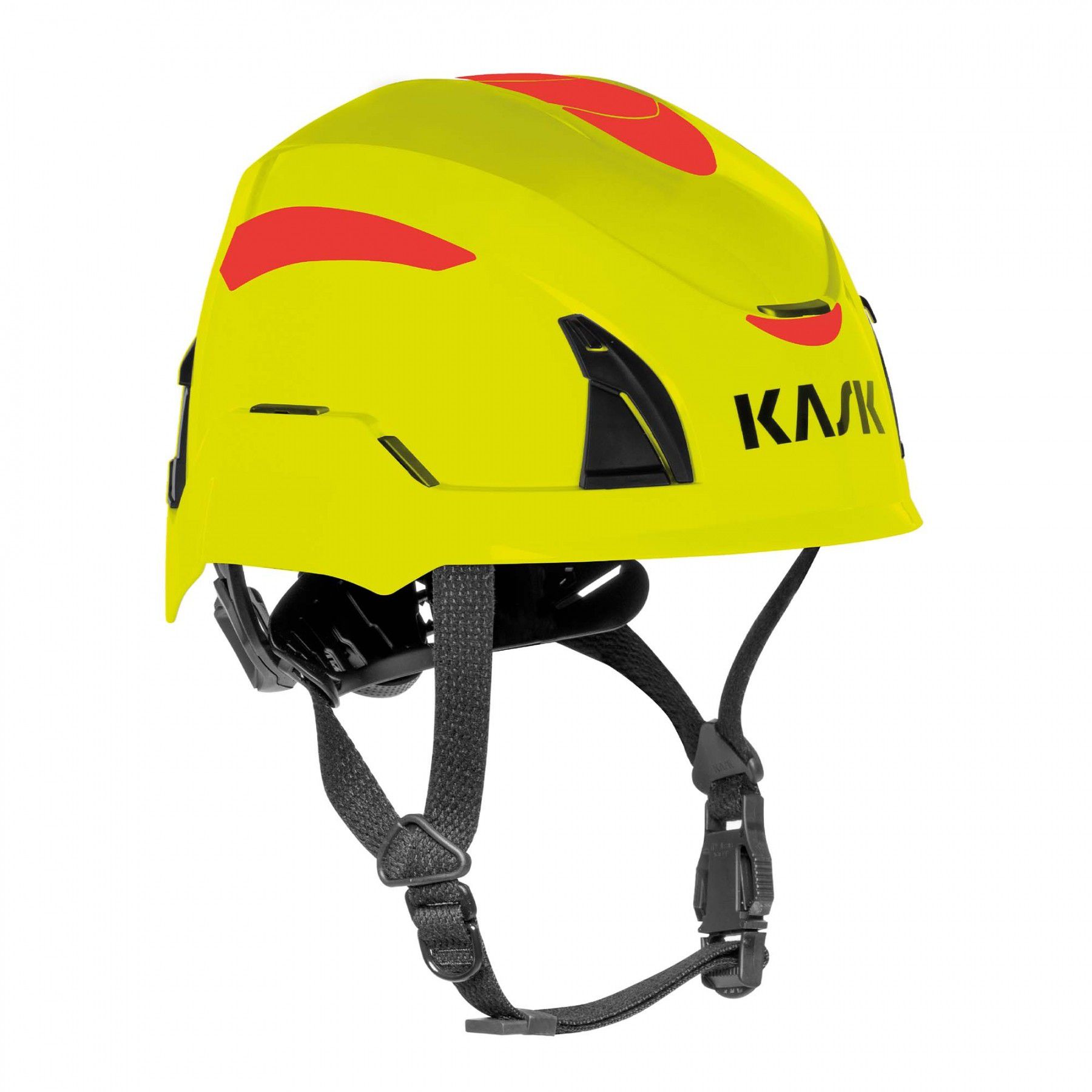 KASK Helm Quantum, Gelb Fluo/Rot