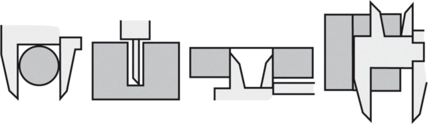 Manueller Messschieber