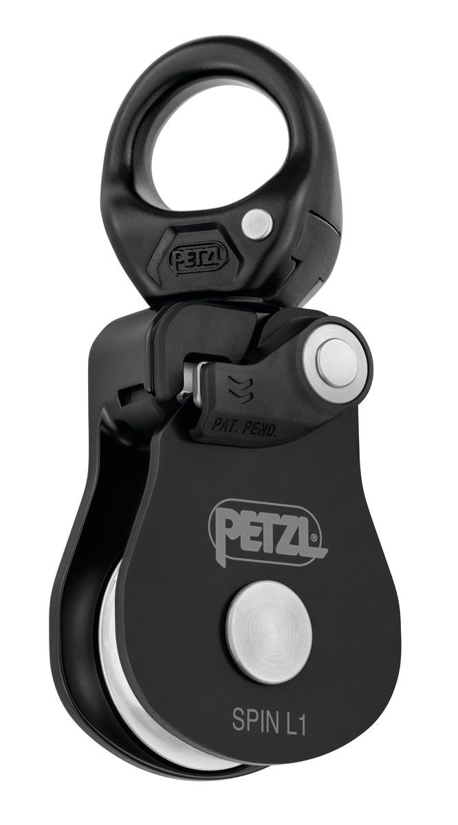 PETZL Umlenkrolle SPIN L1, schwarz