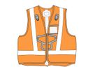 PETZL HI-VIZ Weste für NEWTON Auffanggurte