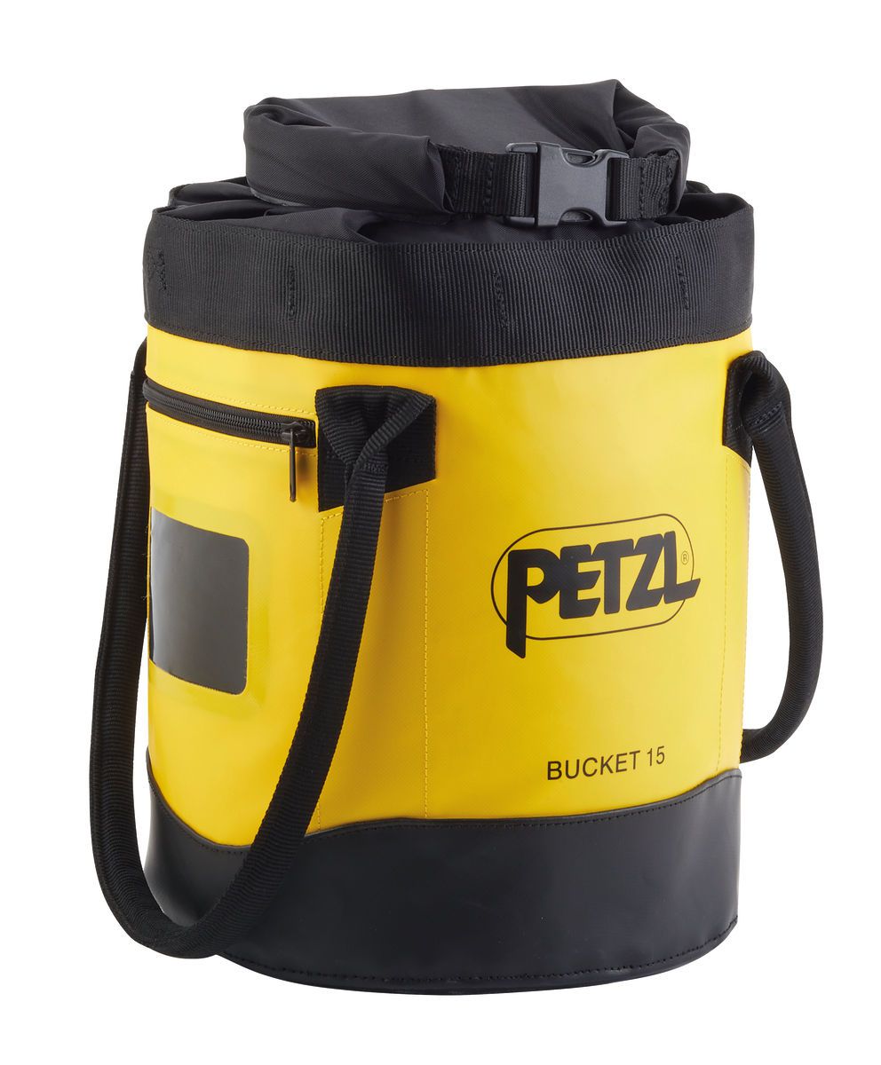 PETZL Transportsack BUCKET, 15 Liter, gelb