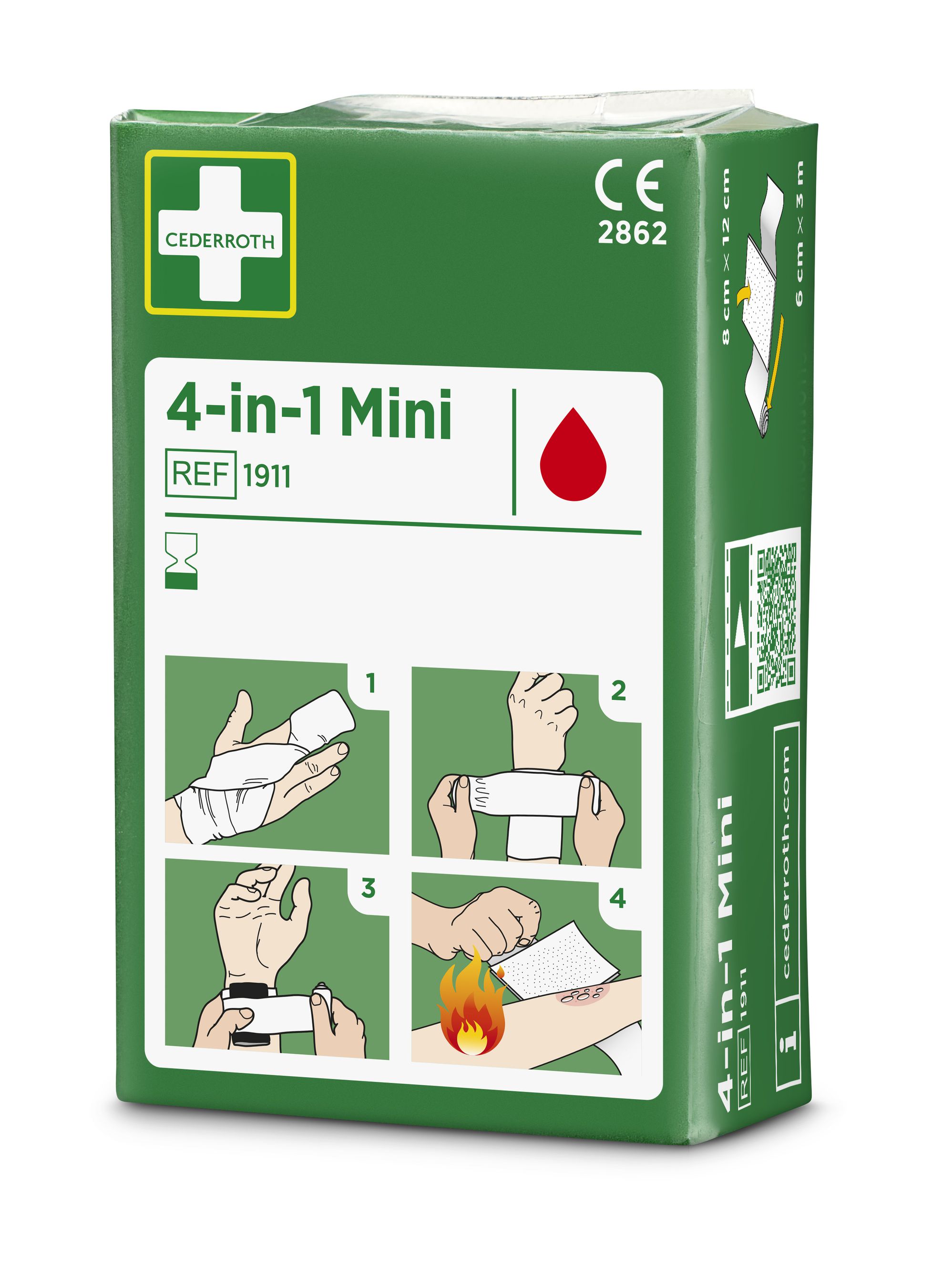 Cederroth 4-in-1 Mini-Blutstiller
