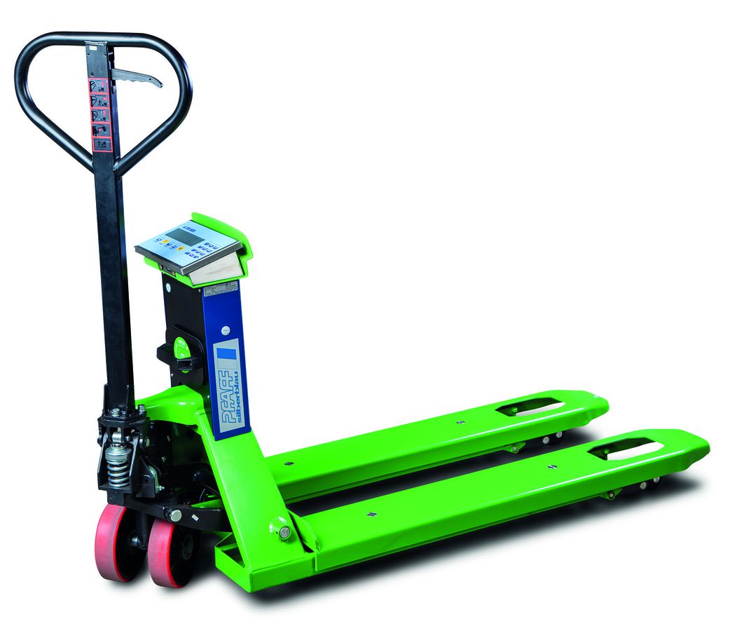 Paletthubwagen Greenline mit integrierter Waage