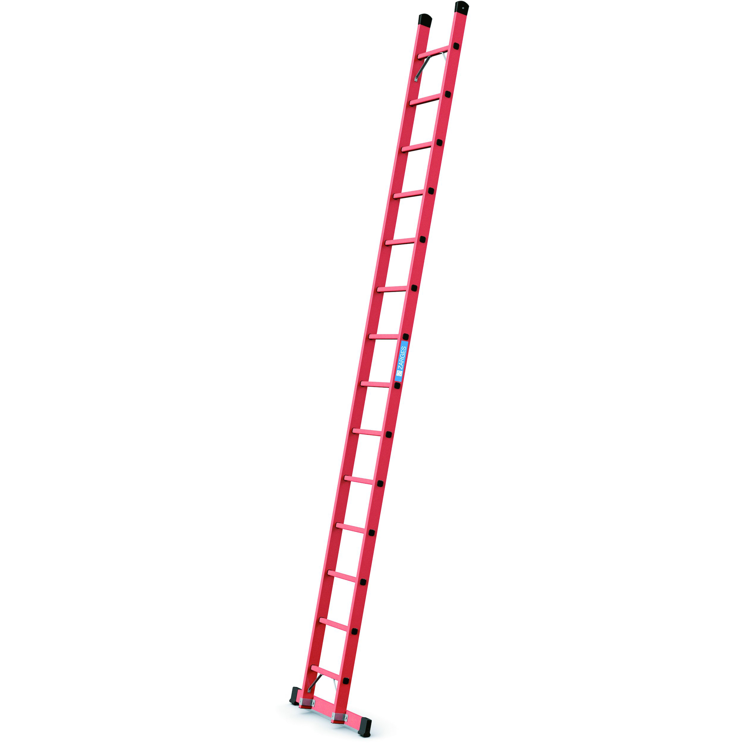 Vollkunststoff-Anlegeleiter Arbeitshöhe 4.95 m