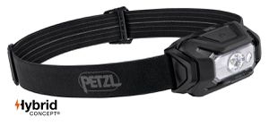 PETZL Hybridstirnlampe ARIA 1 RGB, 350 Lumen, schwarz