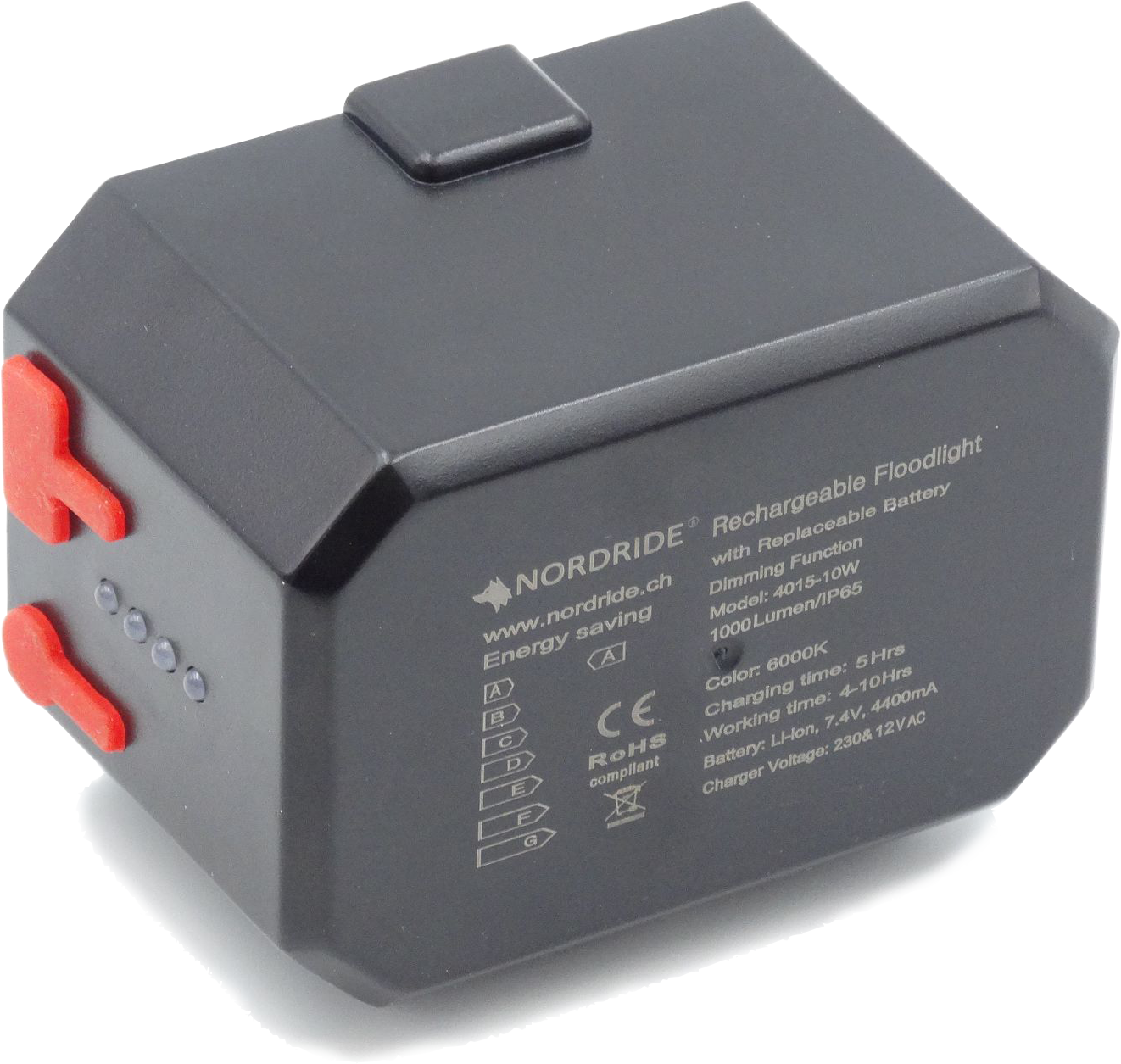 NORDRIDE Ersatz-Akku zu Arbeitsstrahler 4015 COB LED 10W AKKU