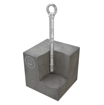 Anschlagpunkt ABS-Lock III-BE Pro-24, ø 24 mm, 300 mm