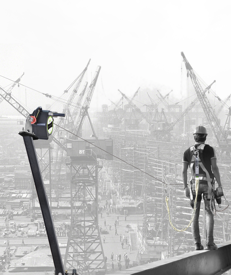 Kratos Safety temporäre horizontale Lifeline, 18 m