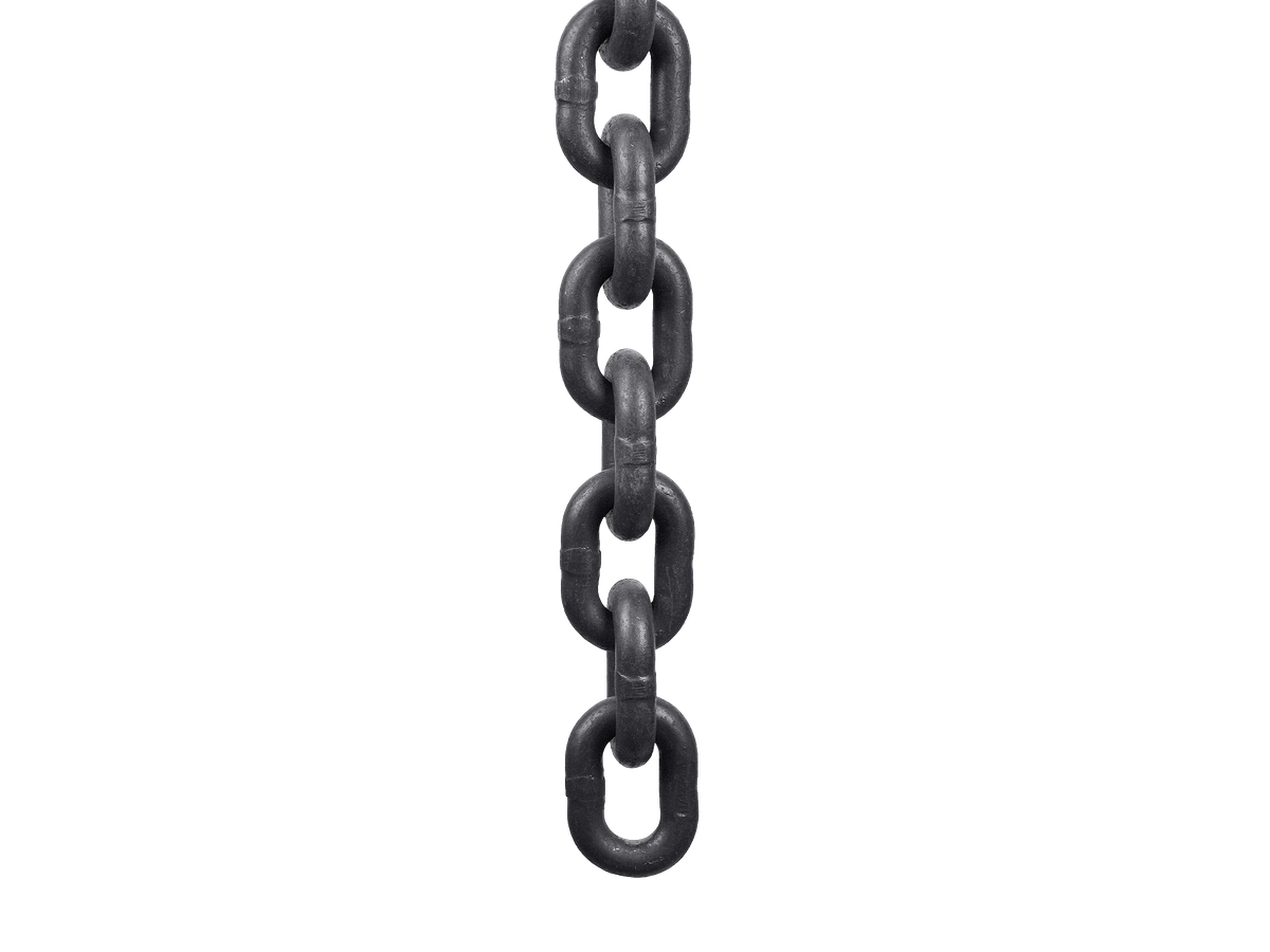 Rundstahlkette RAL 7 mm