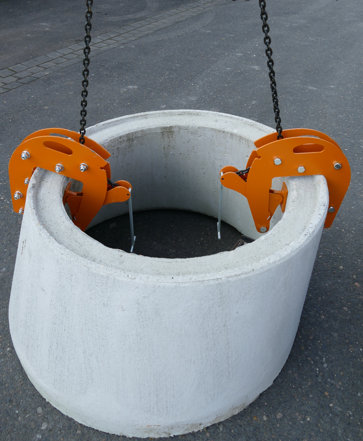 Betonrohrgehänge SZMK mit Kette 1.5 t