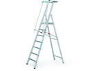 ZARGES Stufenleiter mit Plattform ZAP Safemaster S 07, Arbeitshöhe 3.85 m