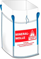 Mineralwolle Big Bag MH - 140 x 140 x 150 cm, 250 kg