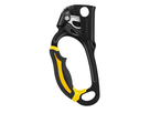 PETZL Handsteigklemme ASCENSION, links, schwarz/gelb