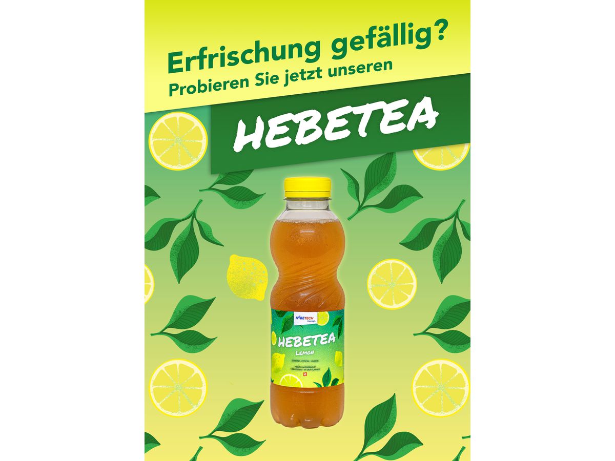 Hebetea Lemon, Hebetech Eistee 50cl